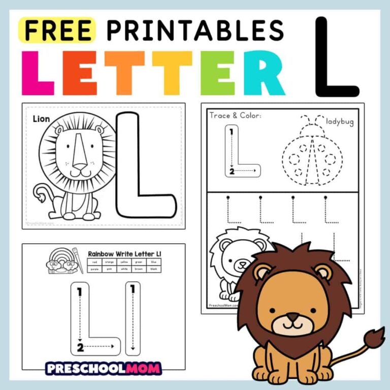 Letter L Preschool Printables Preschool Mom