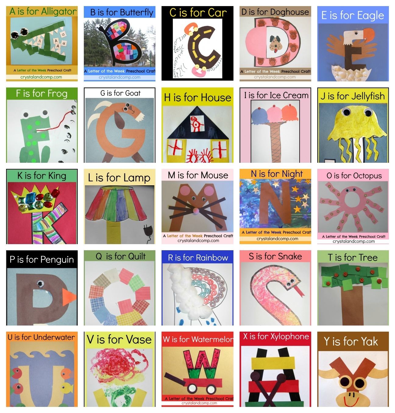 Letter Of The Week Crafts