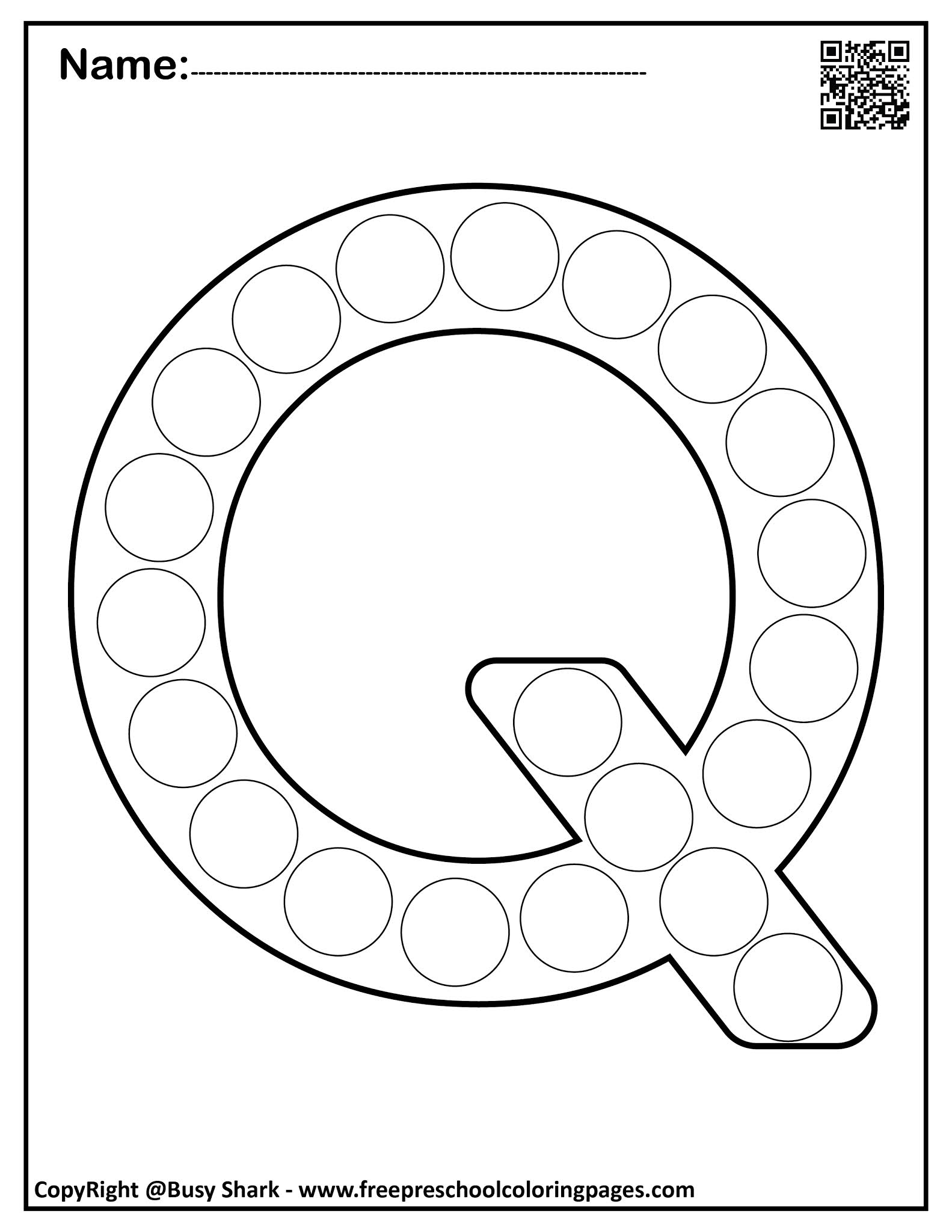 Letter Q 