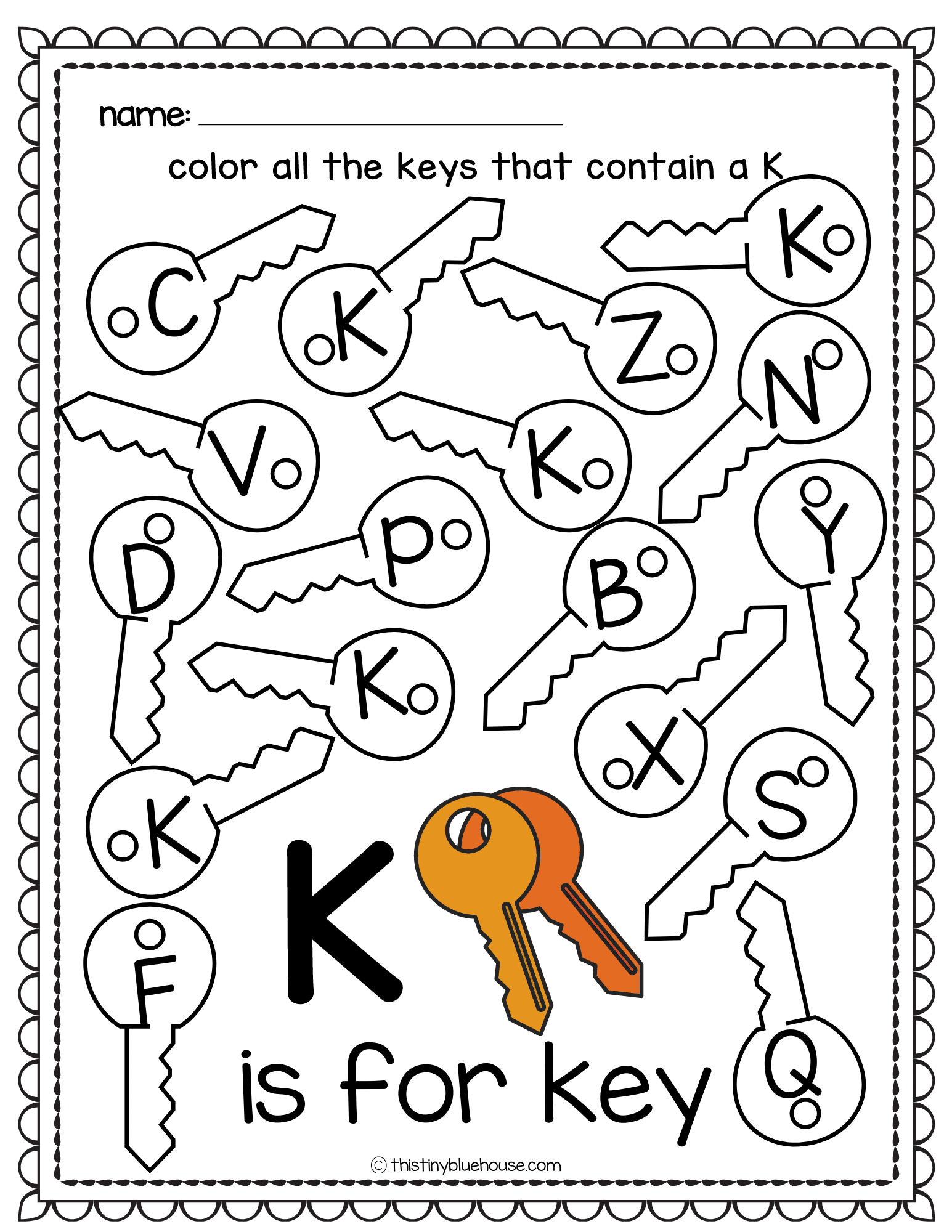 Preschool Free Printable Letter Recognition Worksheets