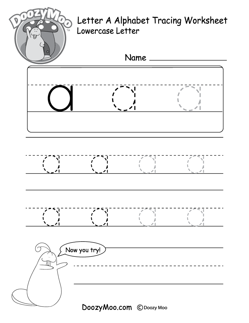 Printable Preschool Alphabet Letters Trace Pages