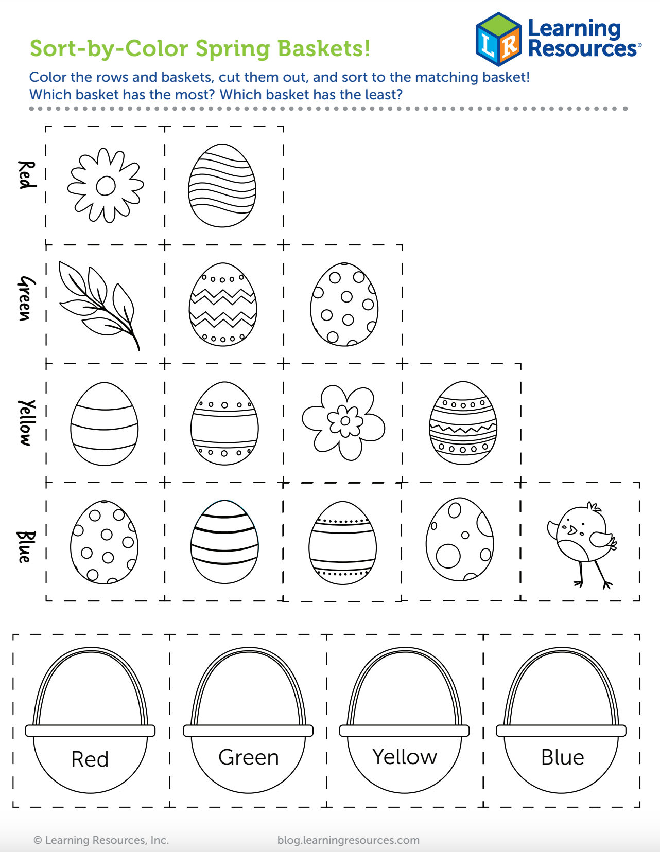 Make Sorting Fun With Learning Resources Sort by Color Spring 