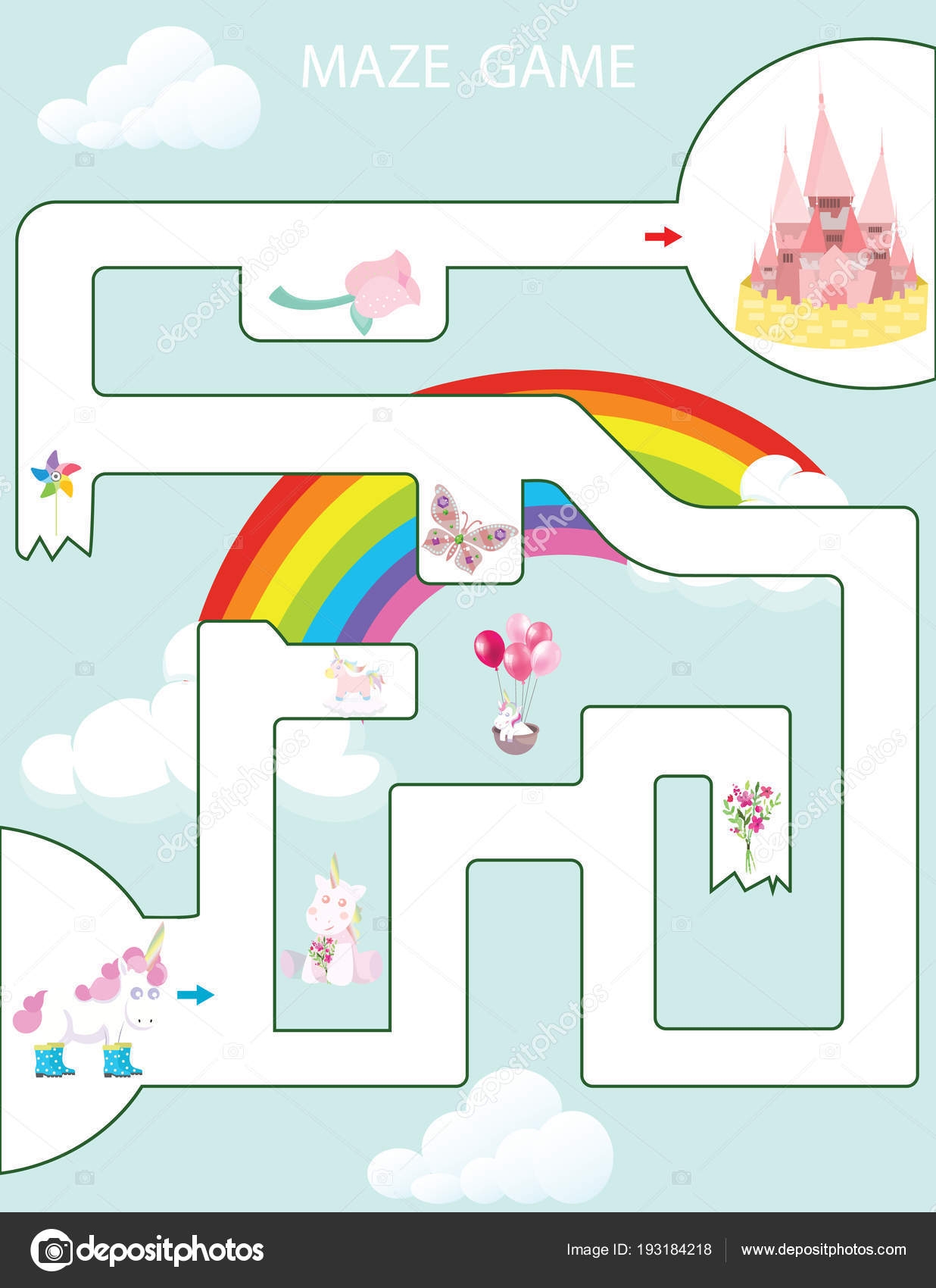 Printable Maze Game For Preschoolers