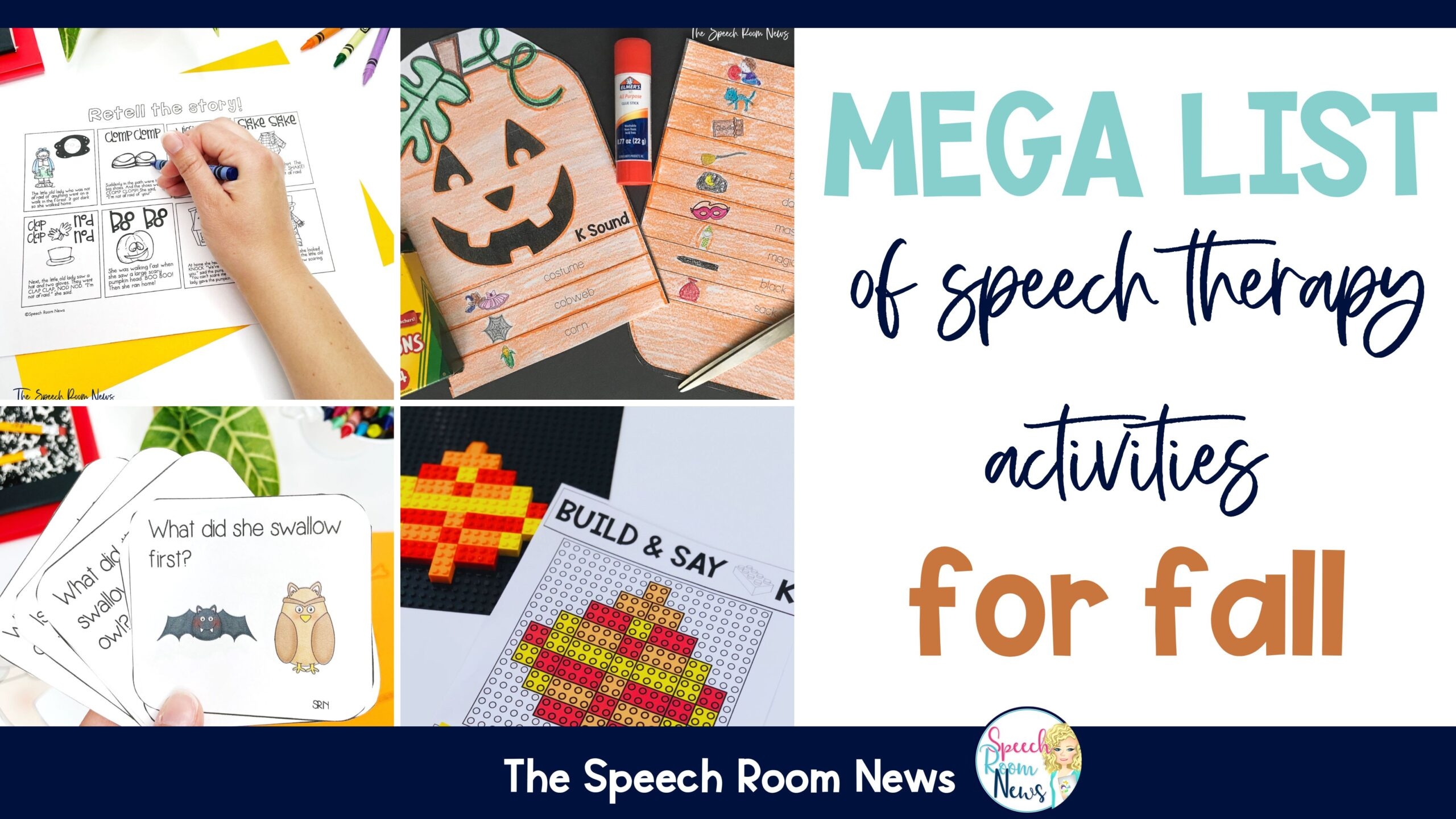 Printable Preschool Speech Activities For Fall