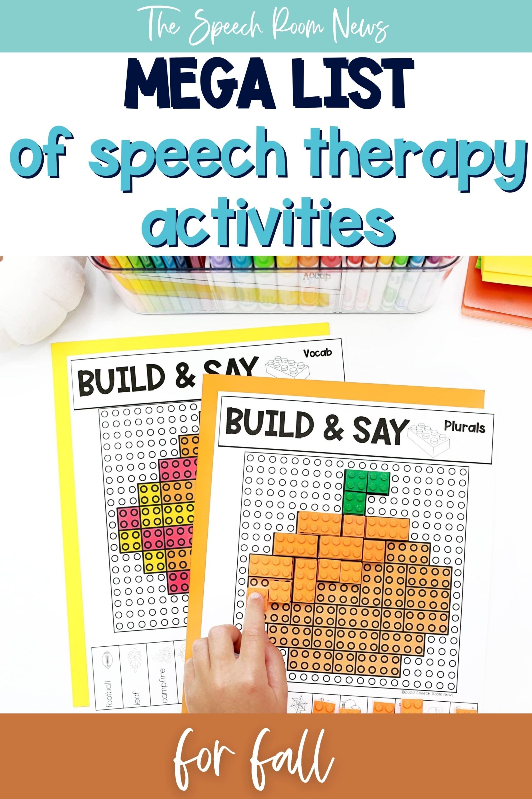 MEGA LIST Of Speech Therapy Activities For FALL Speech Room News