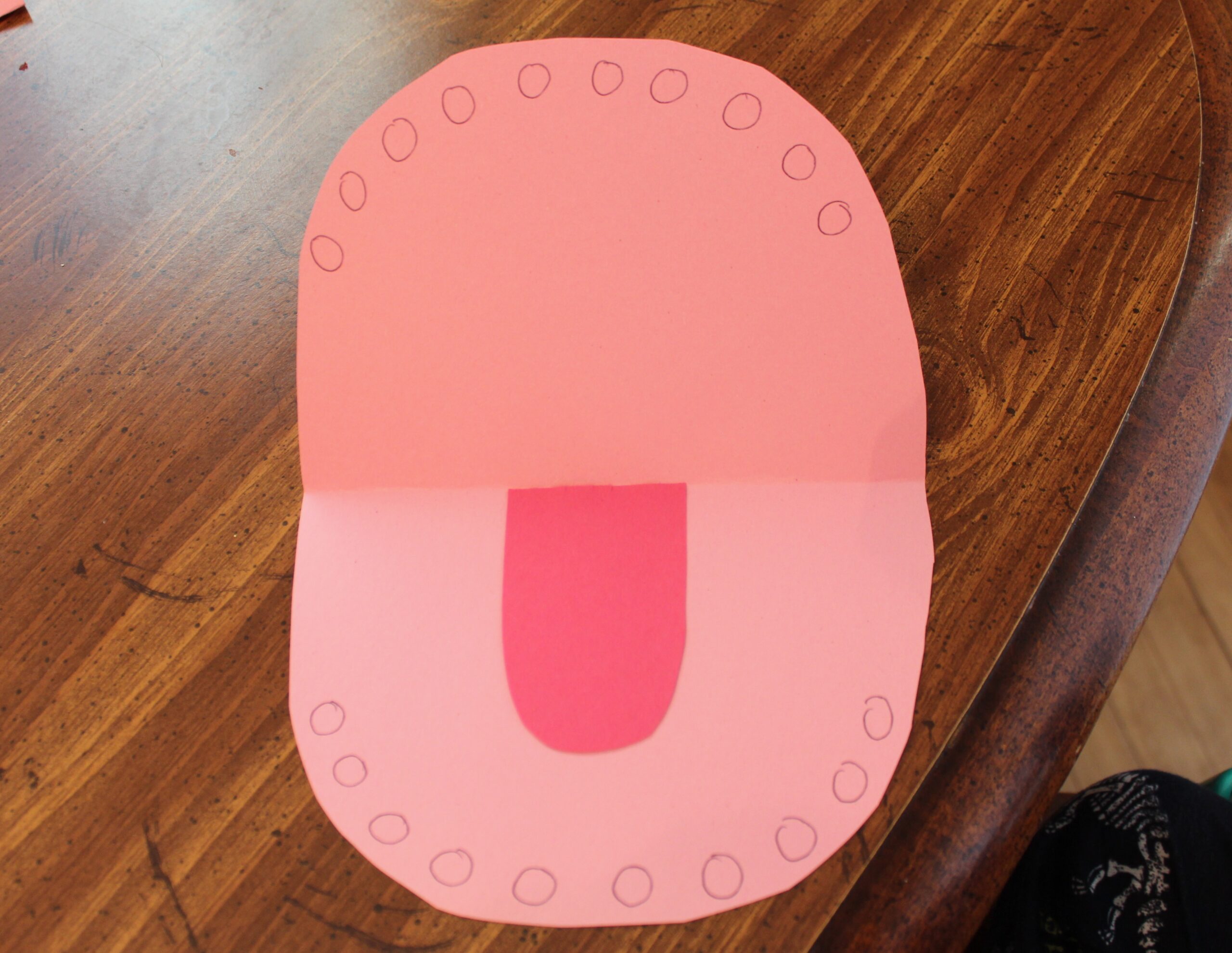 Model Mouth Craft For Preschoolers