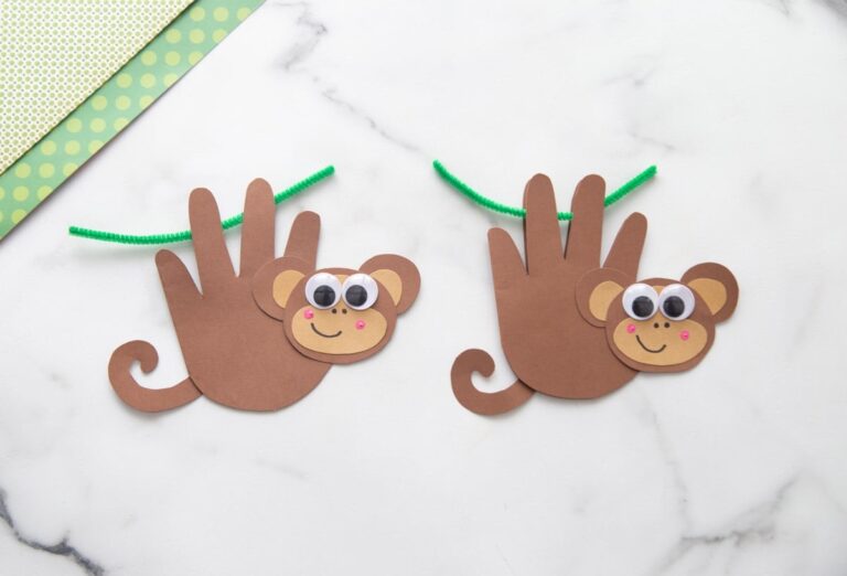 Monkey Handprint The Best Ideas For Kids