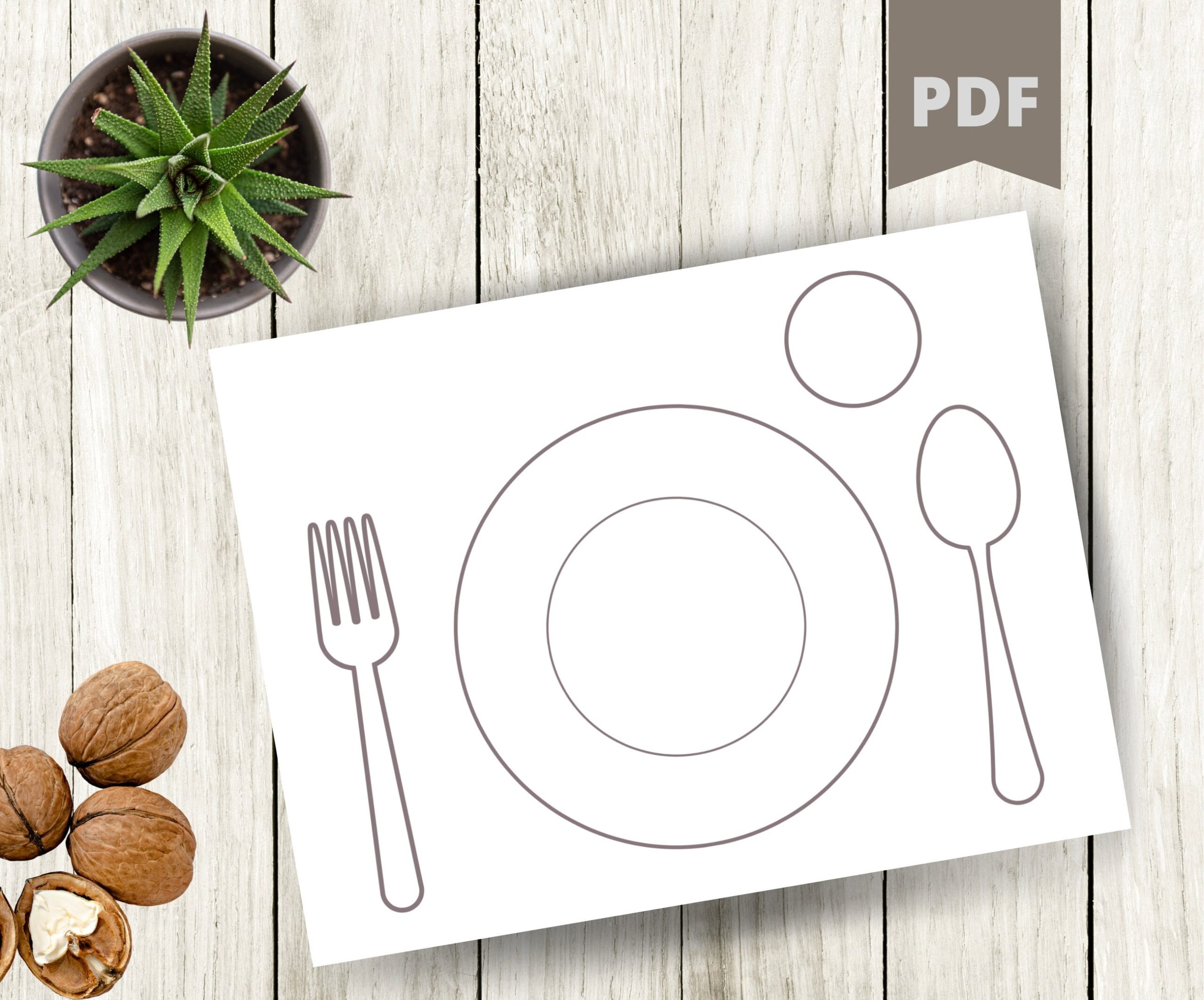 Montessori Placemat Printable File Montessori Digital Placemat For Preschool Montessori Toddler Placemat Etsy