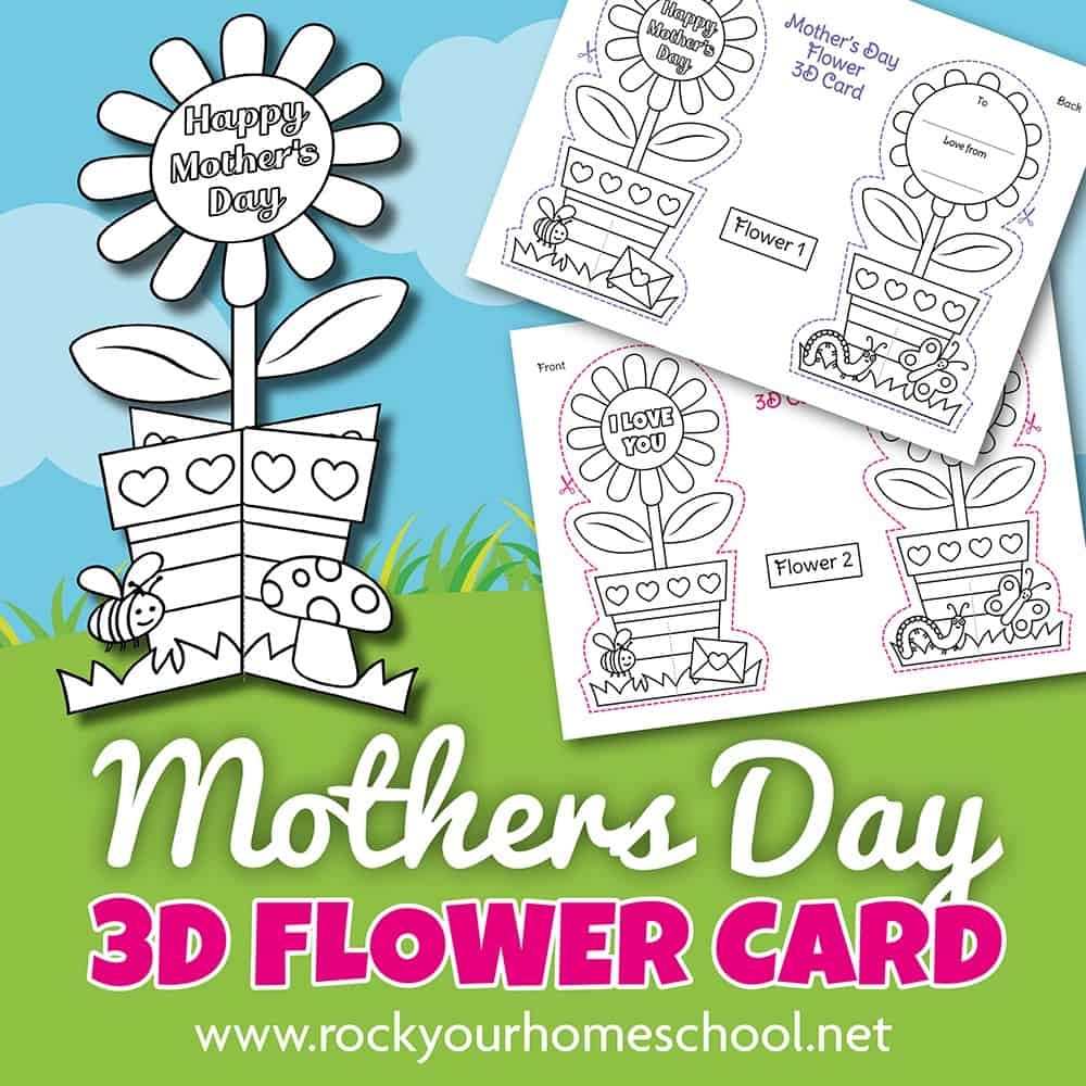 Printable Preschool Mothers Day Card