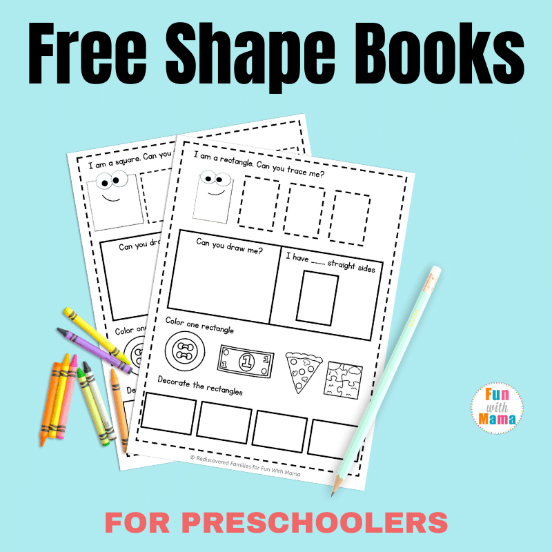 My Printable Book Of Shapes An Activity For Preschoolers Fun