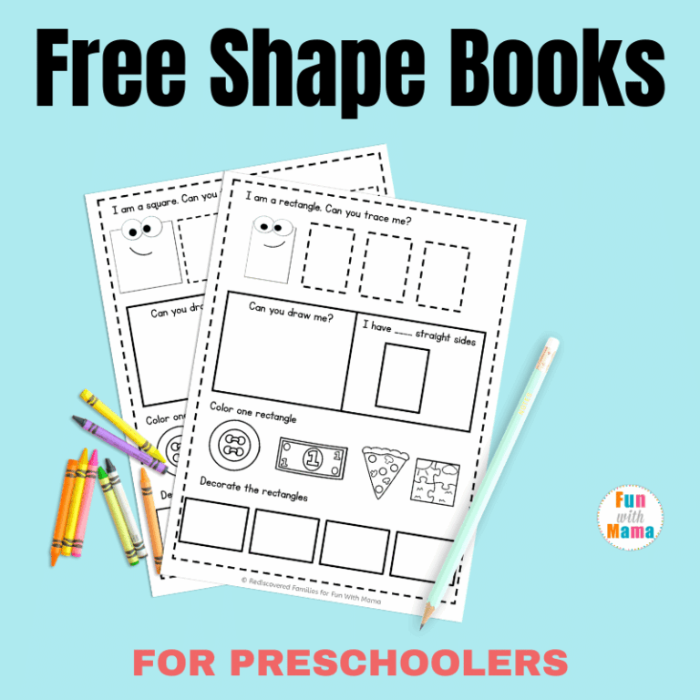 My Printable Book Of Shapes An Activity For Preschoolers Fun With Mama
