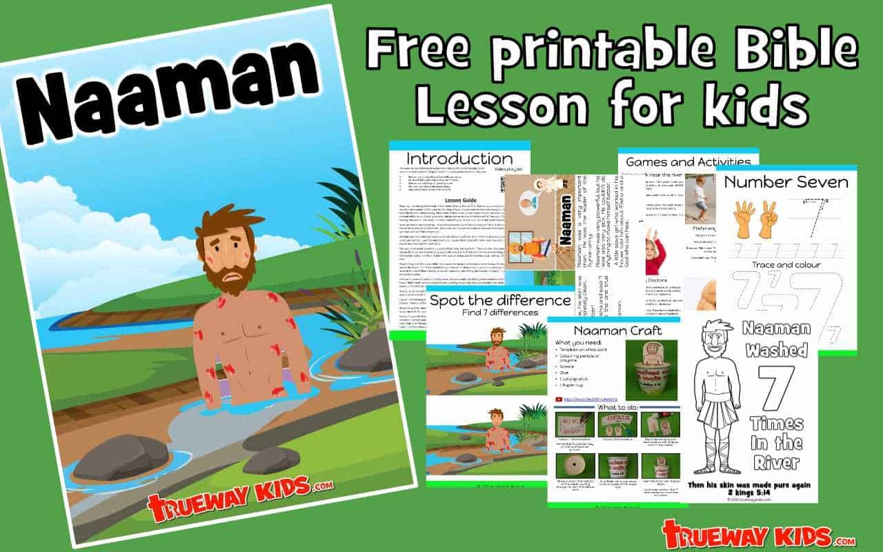 Naaman Bible Lessons For Kids Trueway Kids