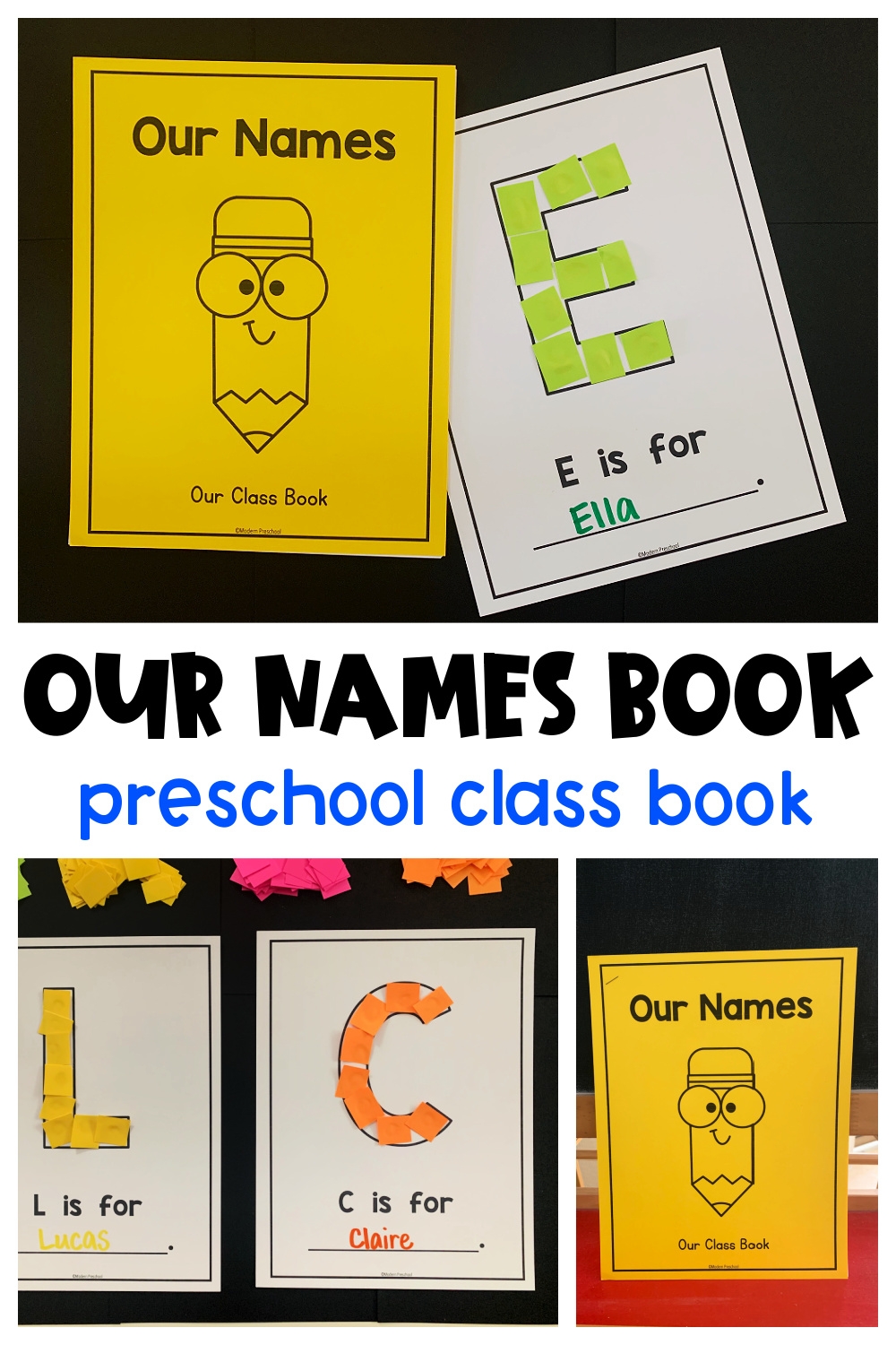 Name Class Book For Back To School