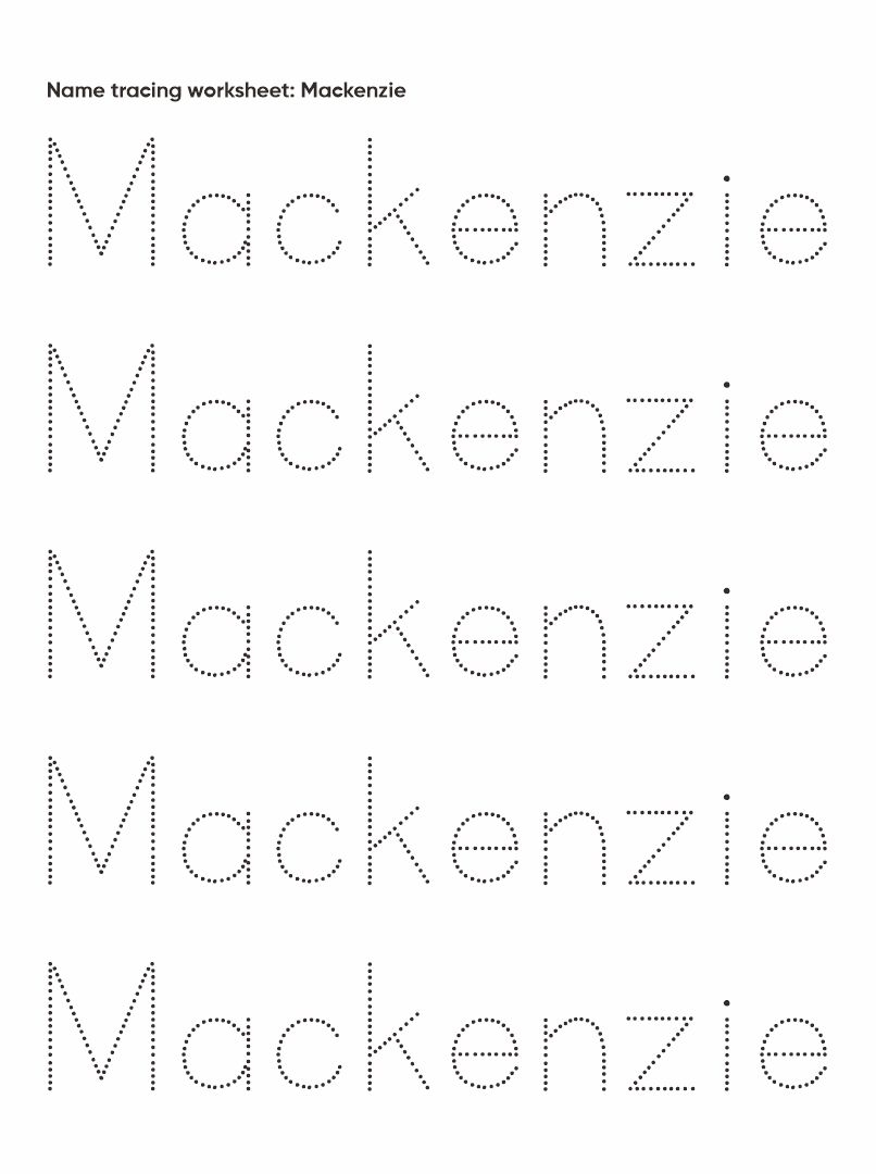 Name Tracing Worksheets Preschool Mom Worksheets Library Worksheets Library