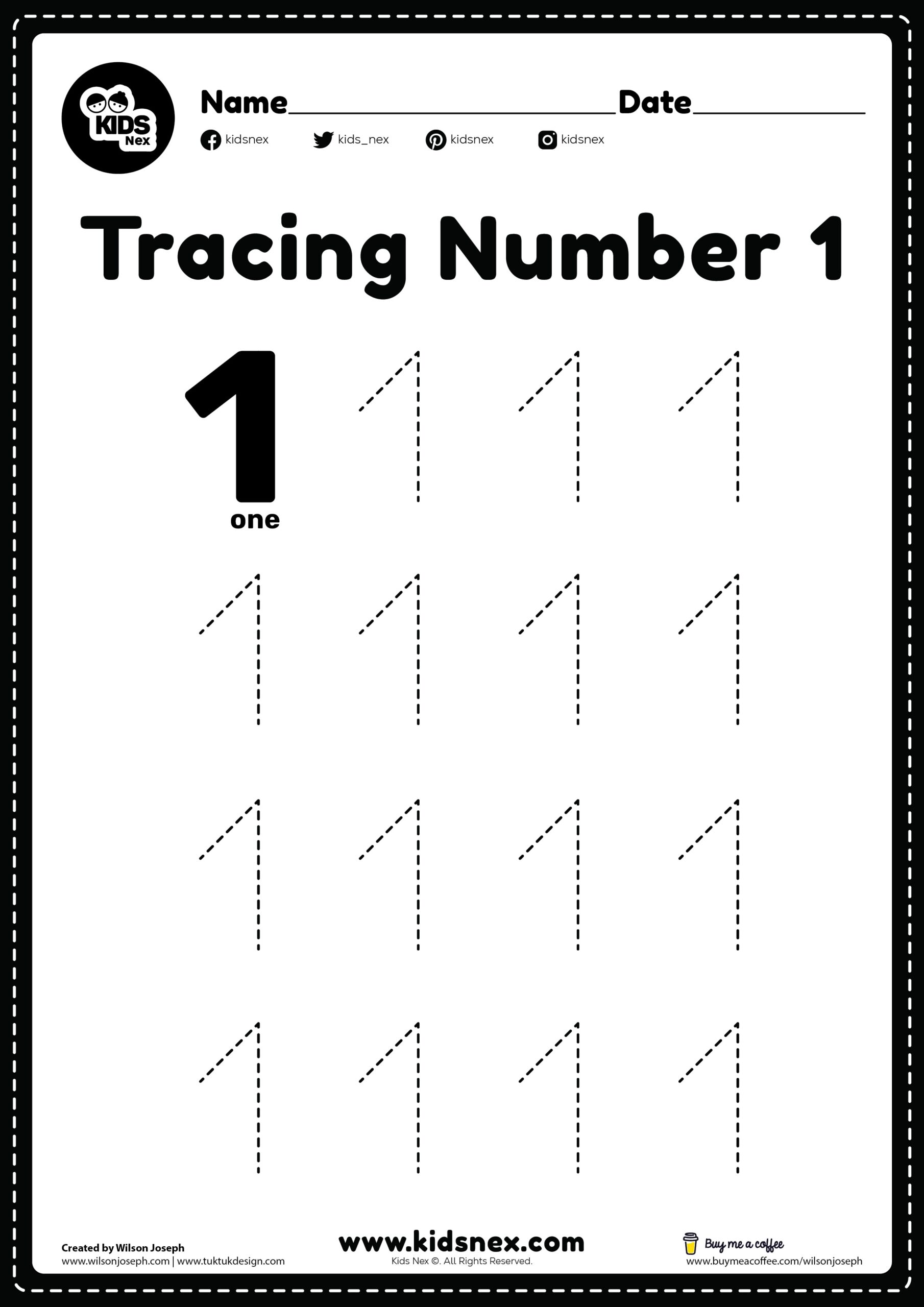 Tracing Free Printable Worksheets For Preschool