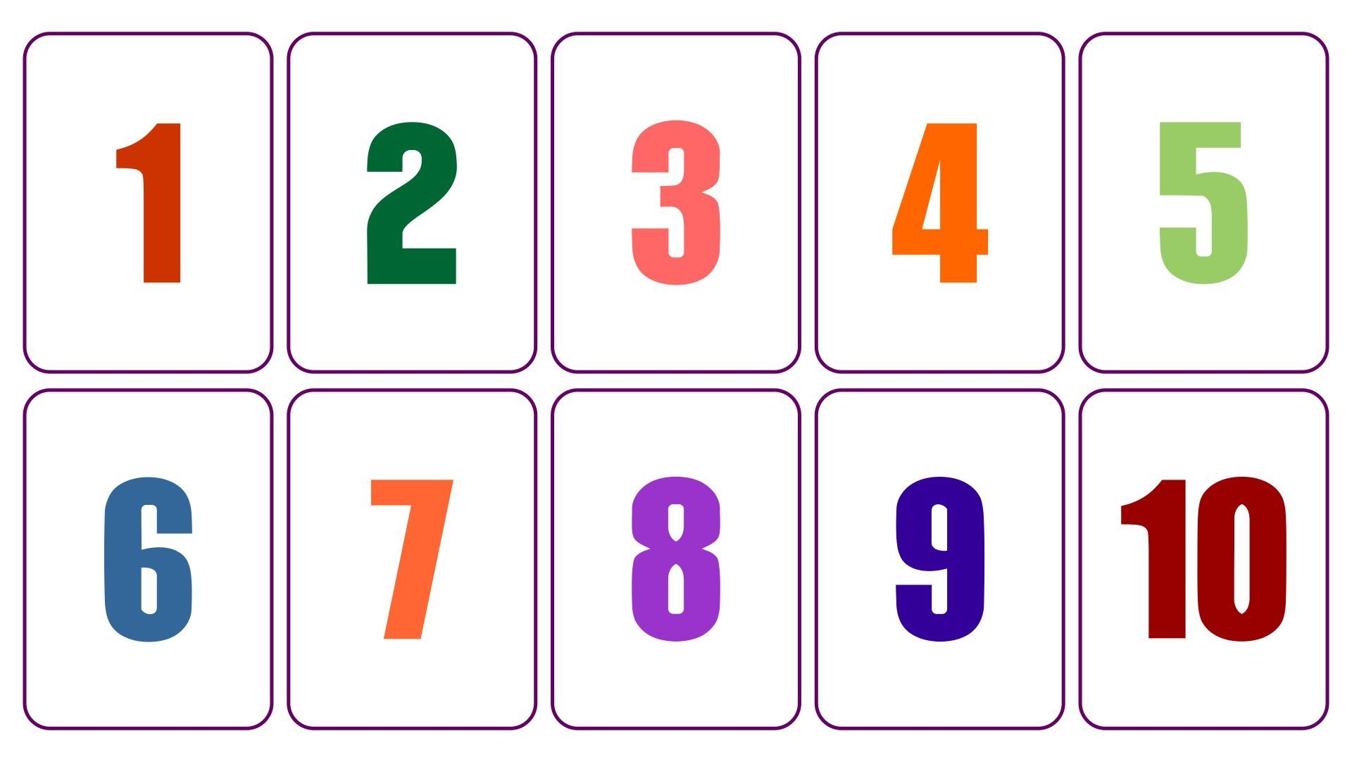 Number Flash Cards 1 20 10 Free PDF Printables Printablee Worksheets Library