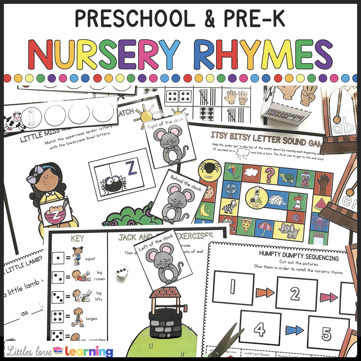 NURSERY RHYMES PRESCHOOL ACTIVITY PACK