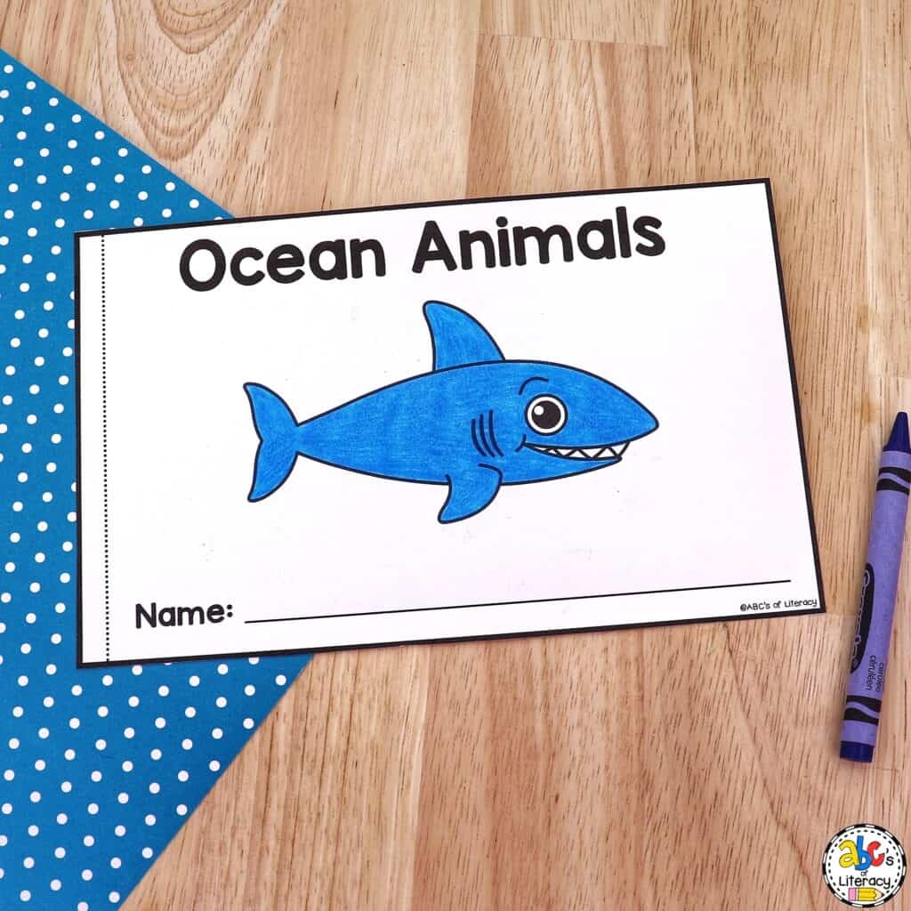 Ocean Animals Cut U0026 Paste Book