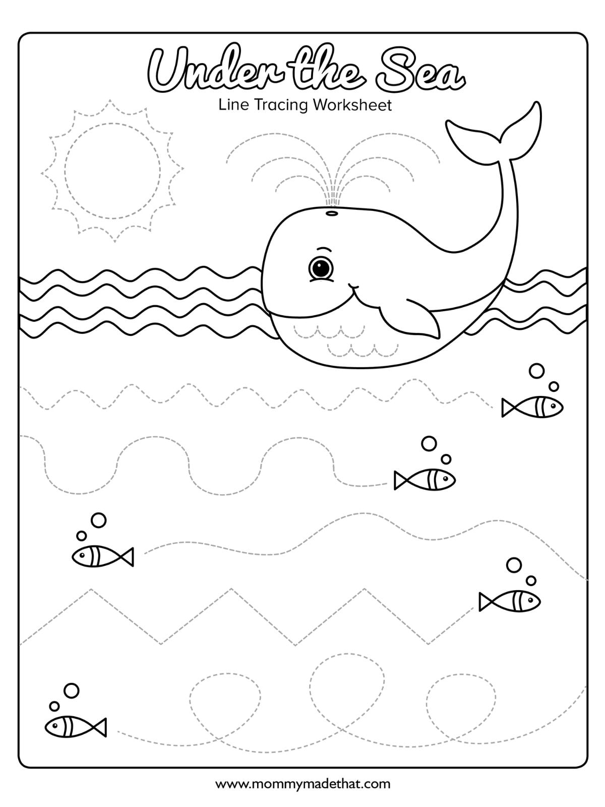 Printable Ocean Activities For Preschoolers