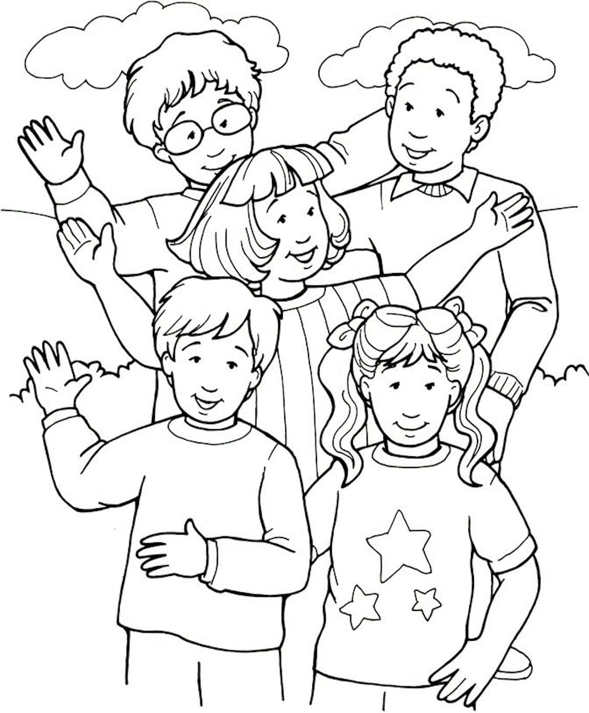 Online People Coloring Pages And Printable 100 Freemium 