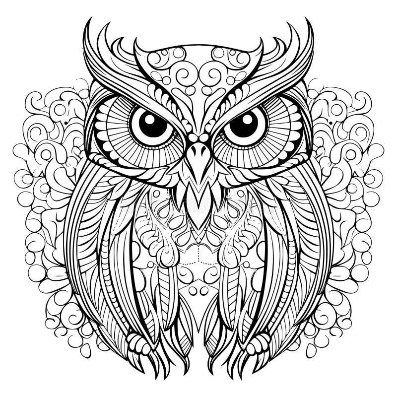 Printable Owl Coloring Pages For Preschoolers