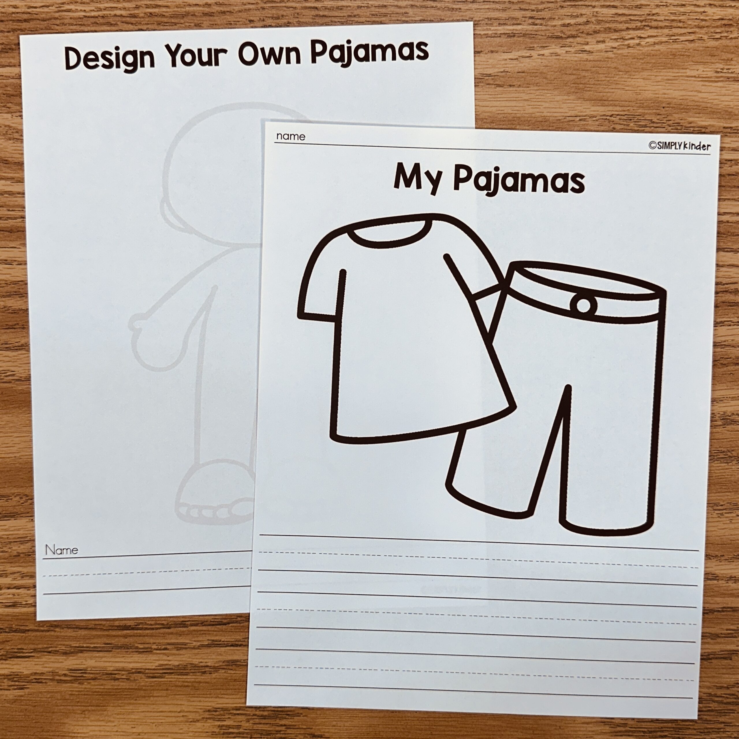 Pajama Day Winter Theme Day Design Pajamas Simply Kinder Plus