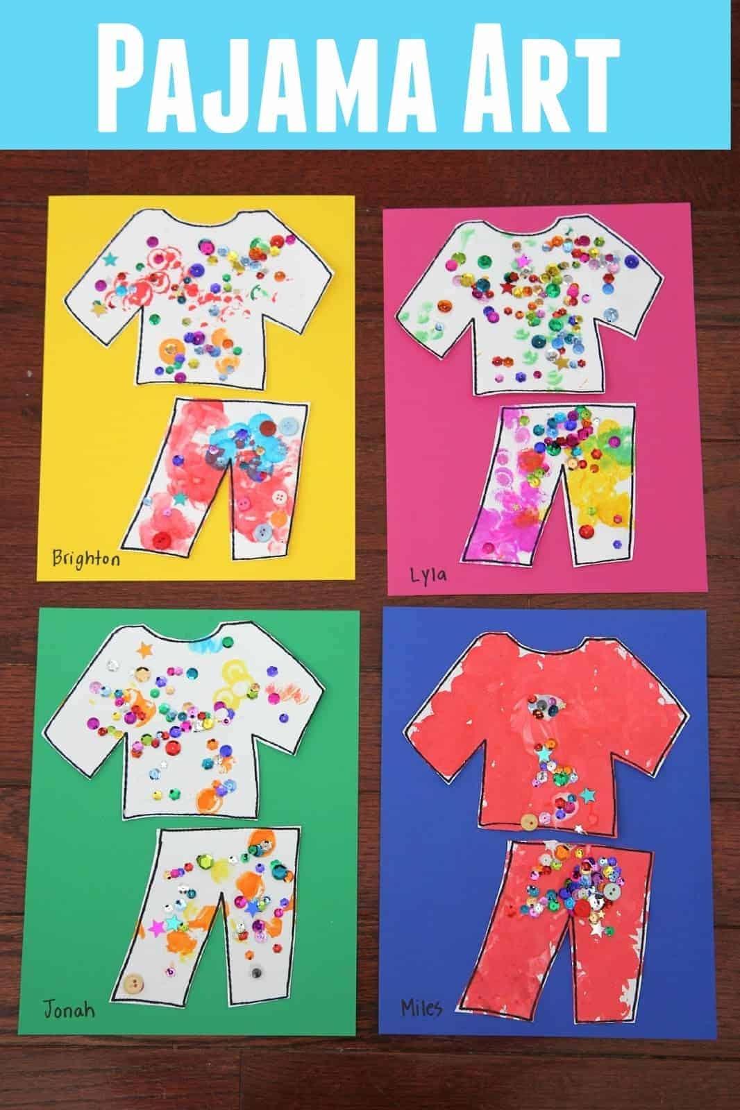 Pajama Name Matching Activity For Kids Toddler Approved