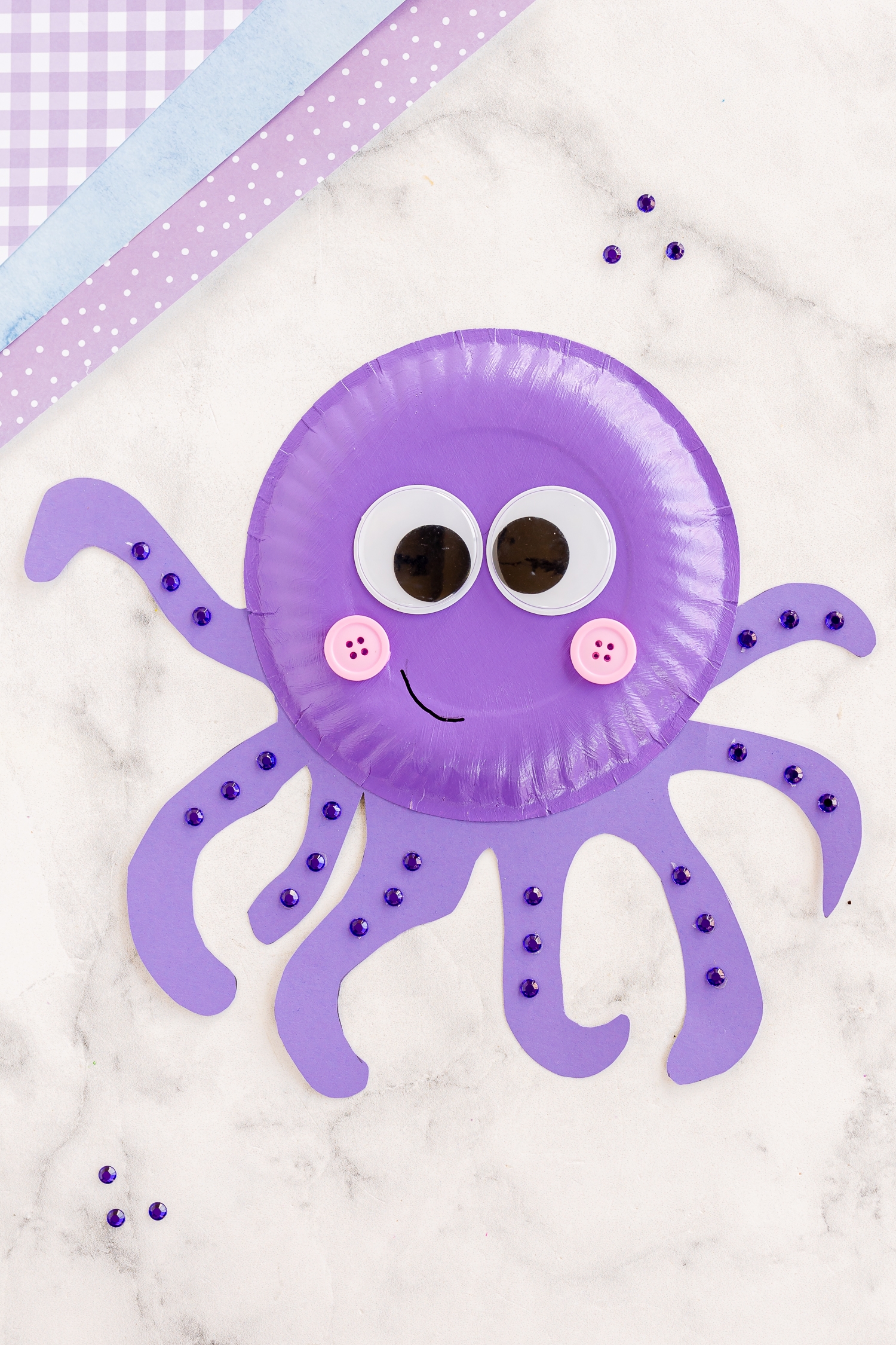Paper Plate Octopus Craft Made To Be A Momma