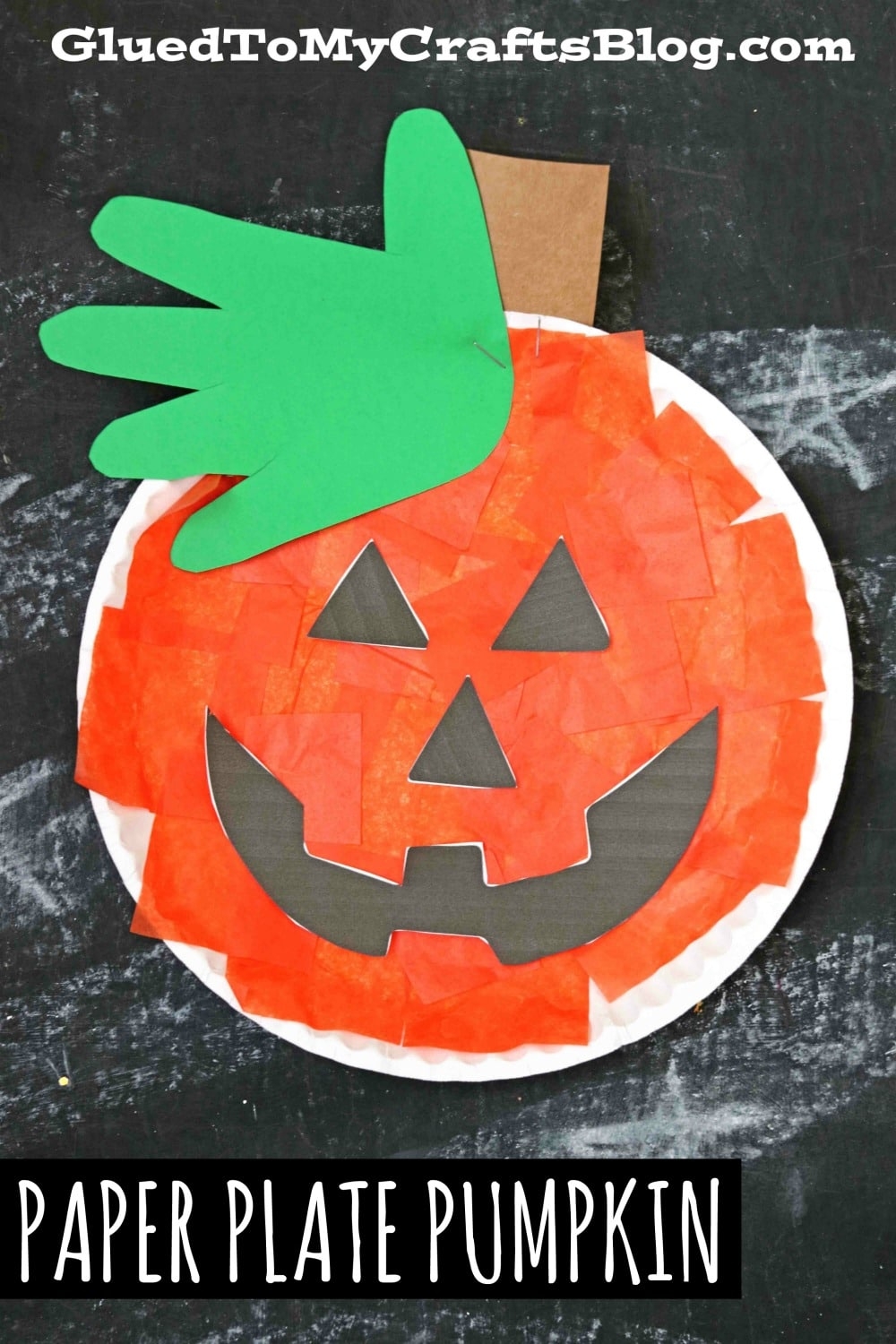 Paper Plate Pumpkin Craft