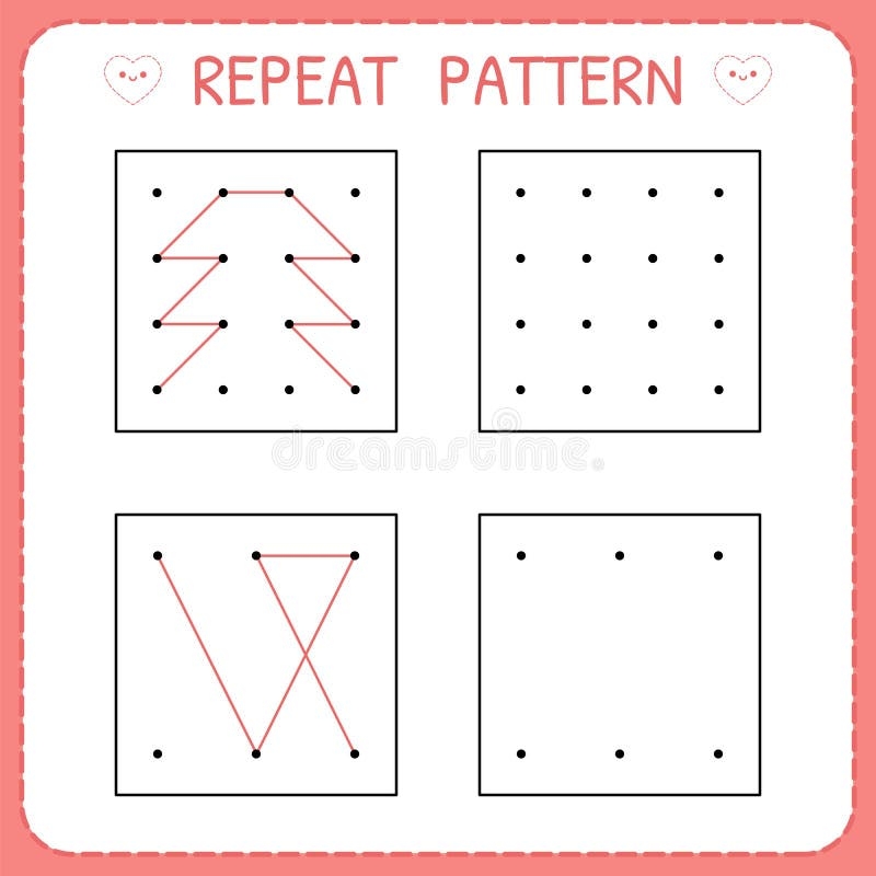 Pattern Worksheet Stock Illustrations 9 690 Pattern Worksheet 