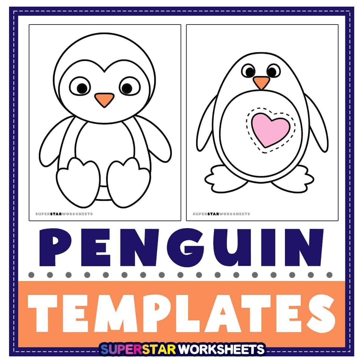 Printable Penguin Craft Preschool