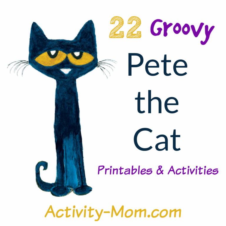 Pete The Cat Printables And Activities free The Activity Mom