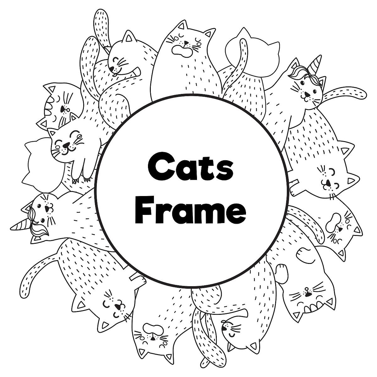 Photo Frame Coloring Pages For Kids Free U0026 Fun Printable Animal Frames For Kids To Color Printables 30Seconds Mom