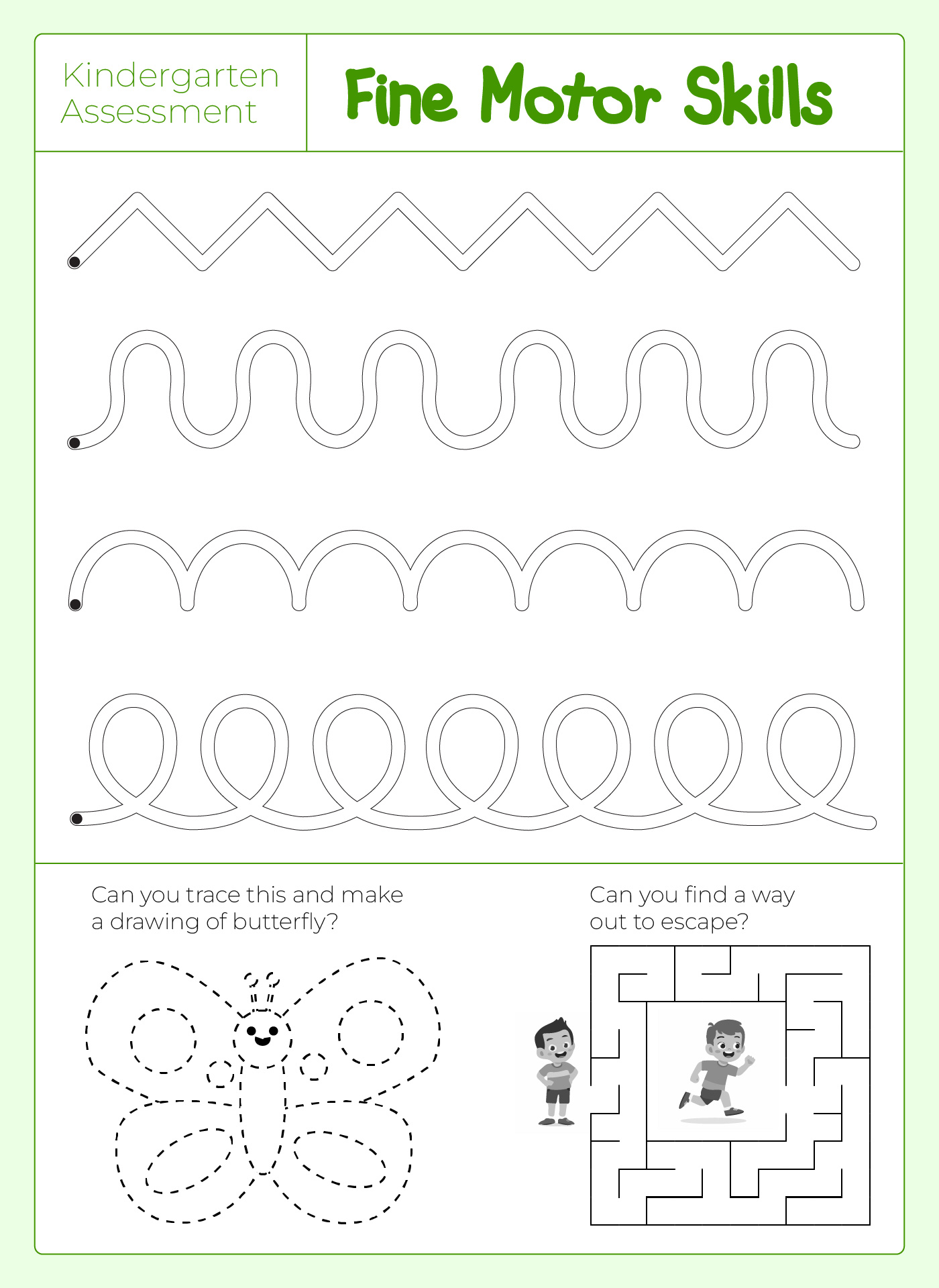 Preschool Assessment Skills 10 Free PDF Printables Printablee