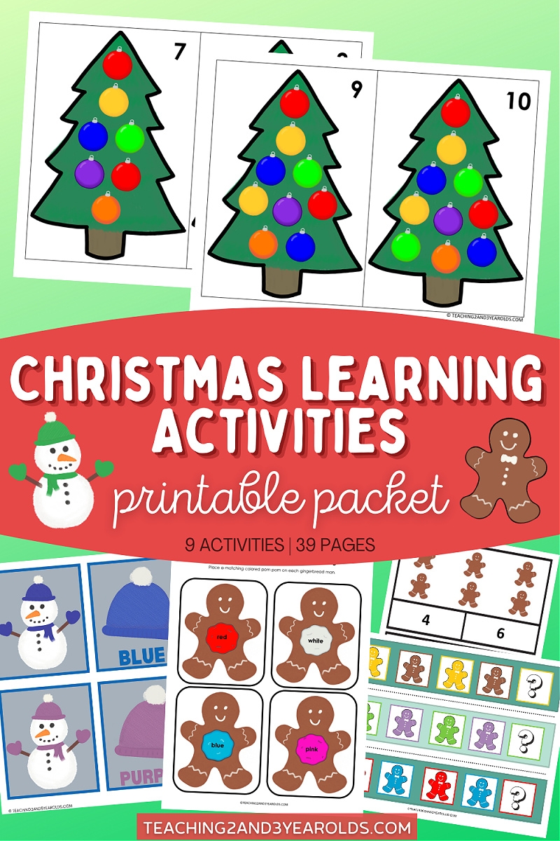 Printable Preschool Christmas Activities
