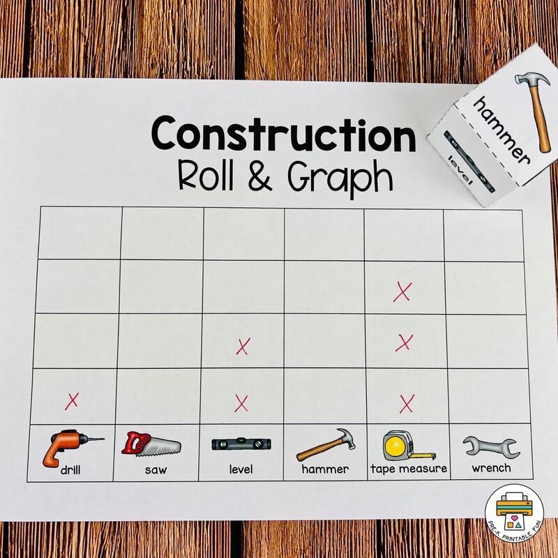 Preschool Construction And Building Theme Pre K Printable Fun