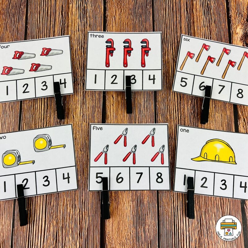 Preschool Construction And Building Theme Pre K Printable Fun