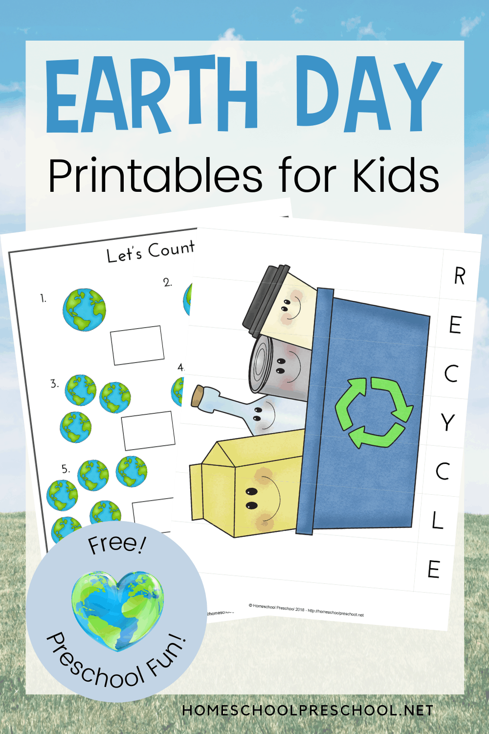 Printable Preschool Earth Day Activities