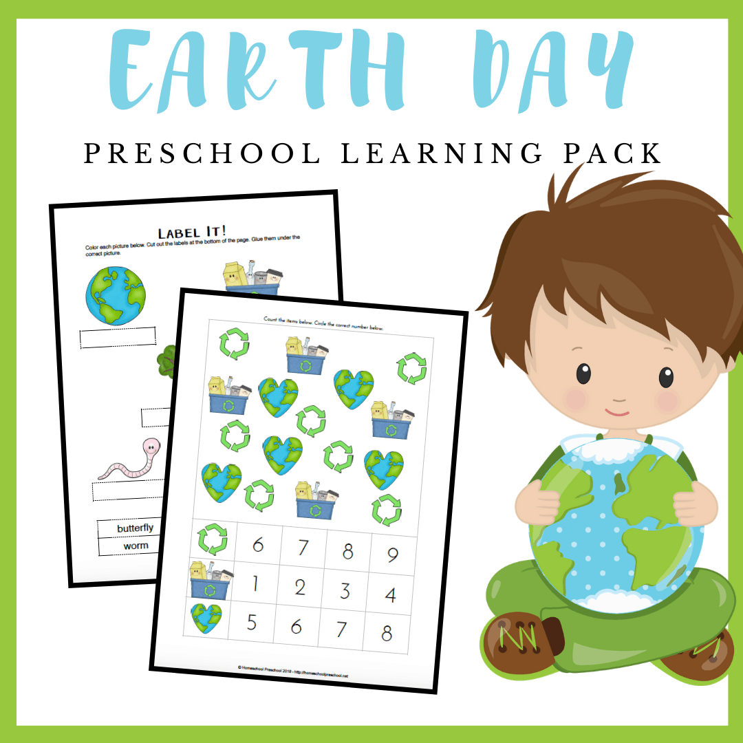Preschool Earth Day Printable Activities For Kids