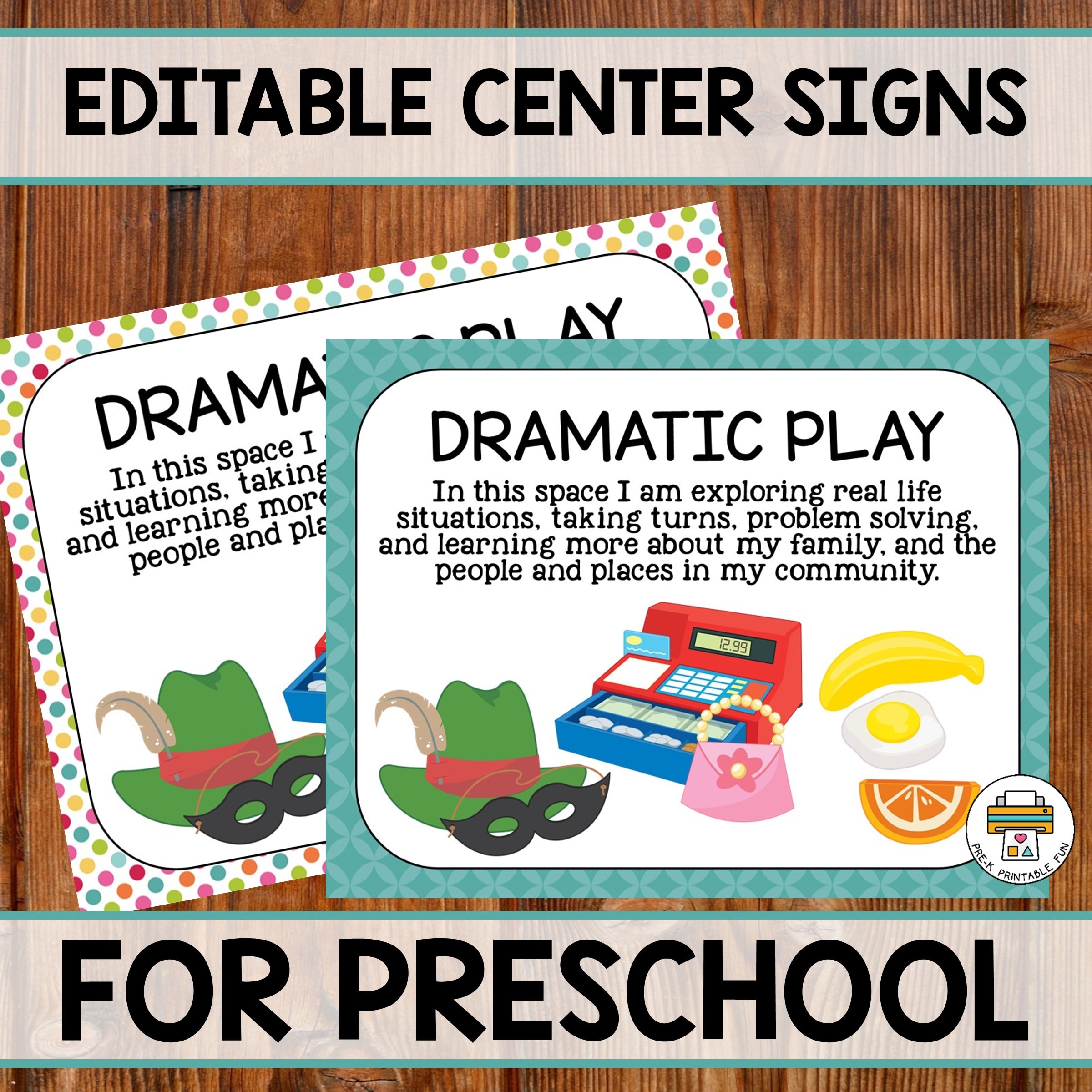 Printable Preschool Signs