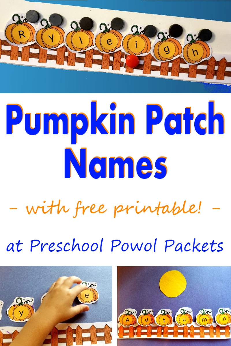 Printable Names For Preschoolers