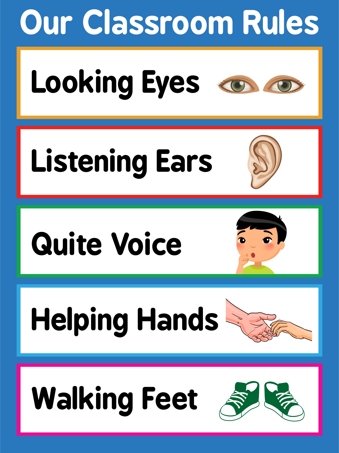 Preschool Rules 10 Free PDF Printables Printablee
