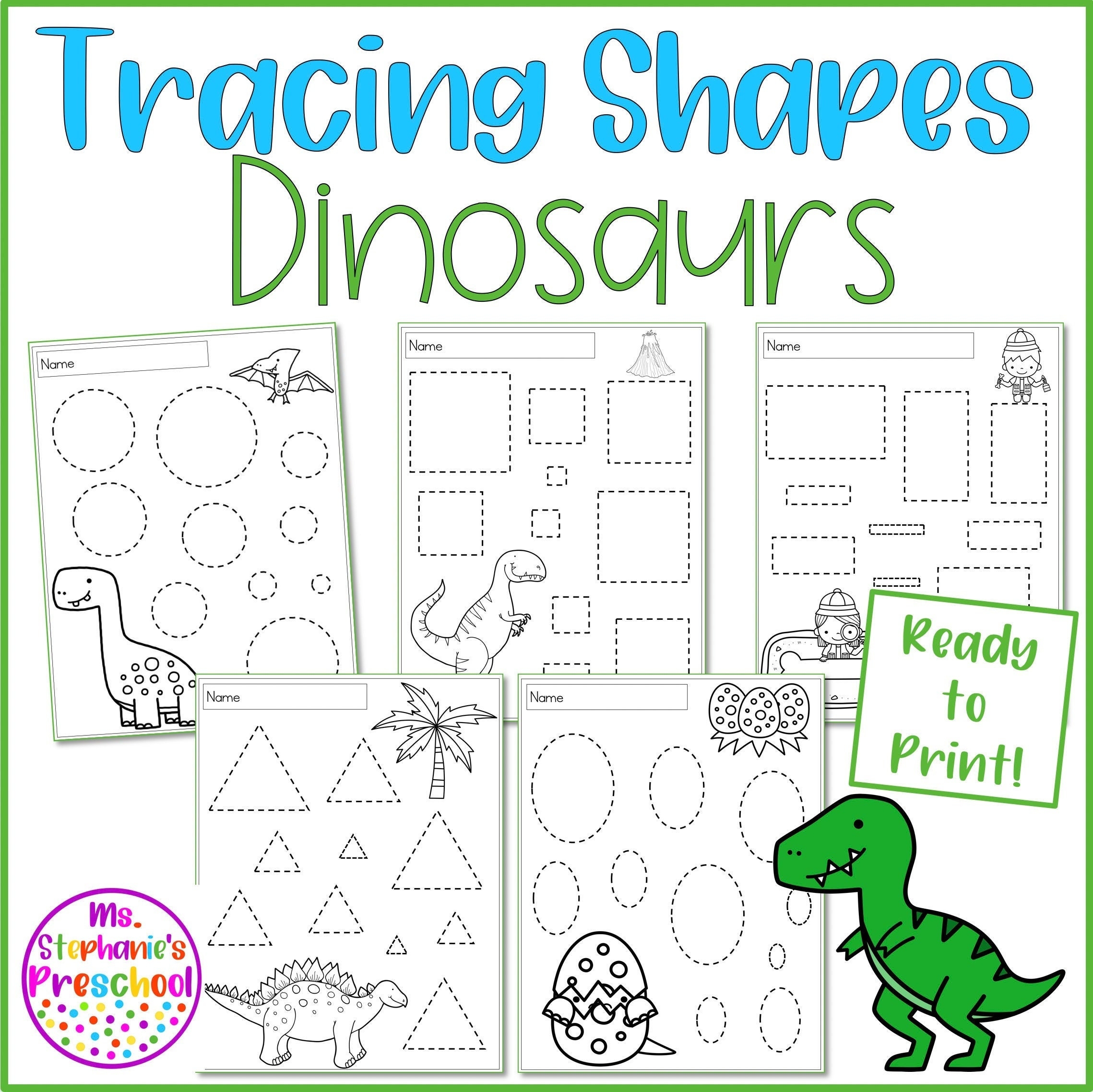 Printable Preschool Shapes Worksheets