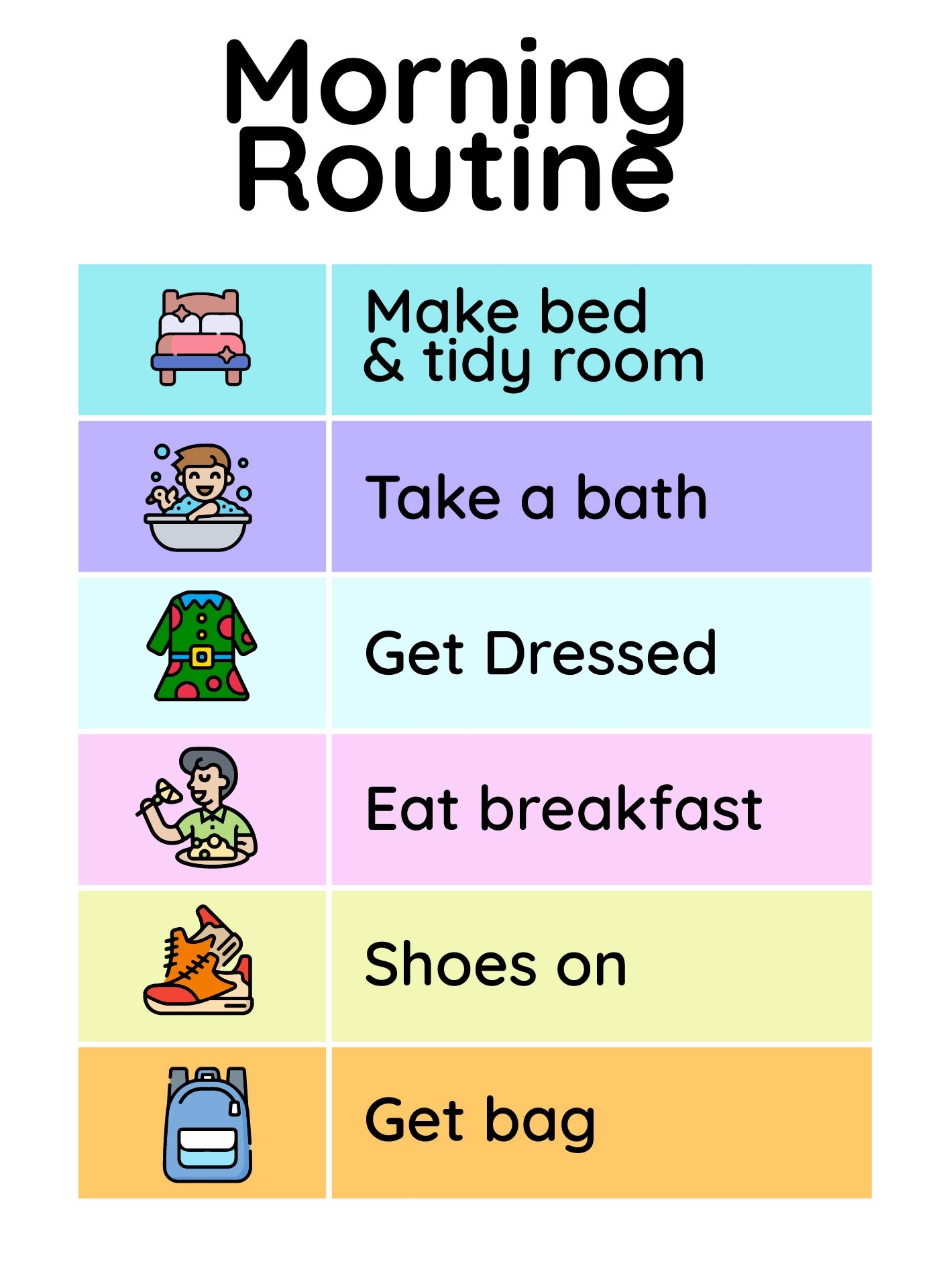 Preschool Visual Daily Schedule 10 Free PDF Printables Printablee