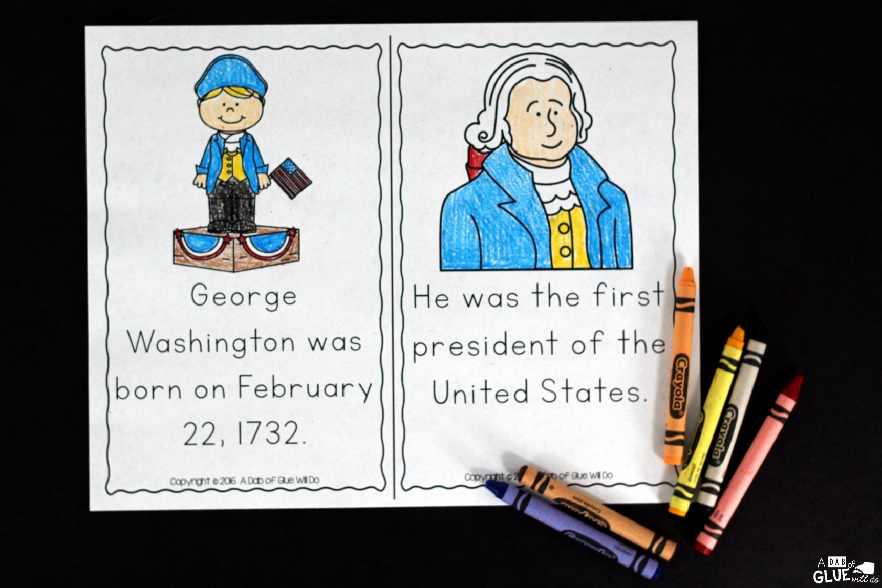 Presidents Day Emergent Reader 