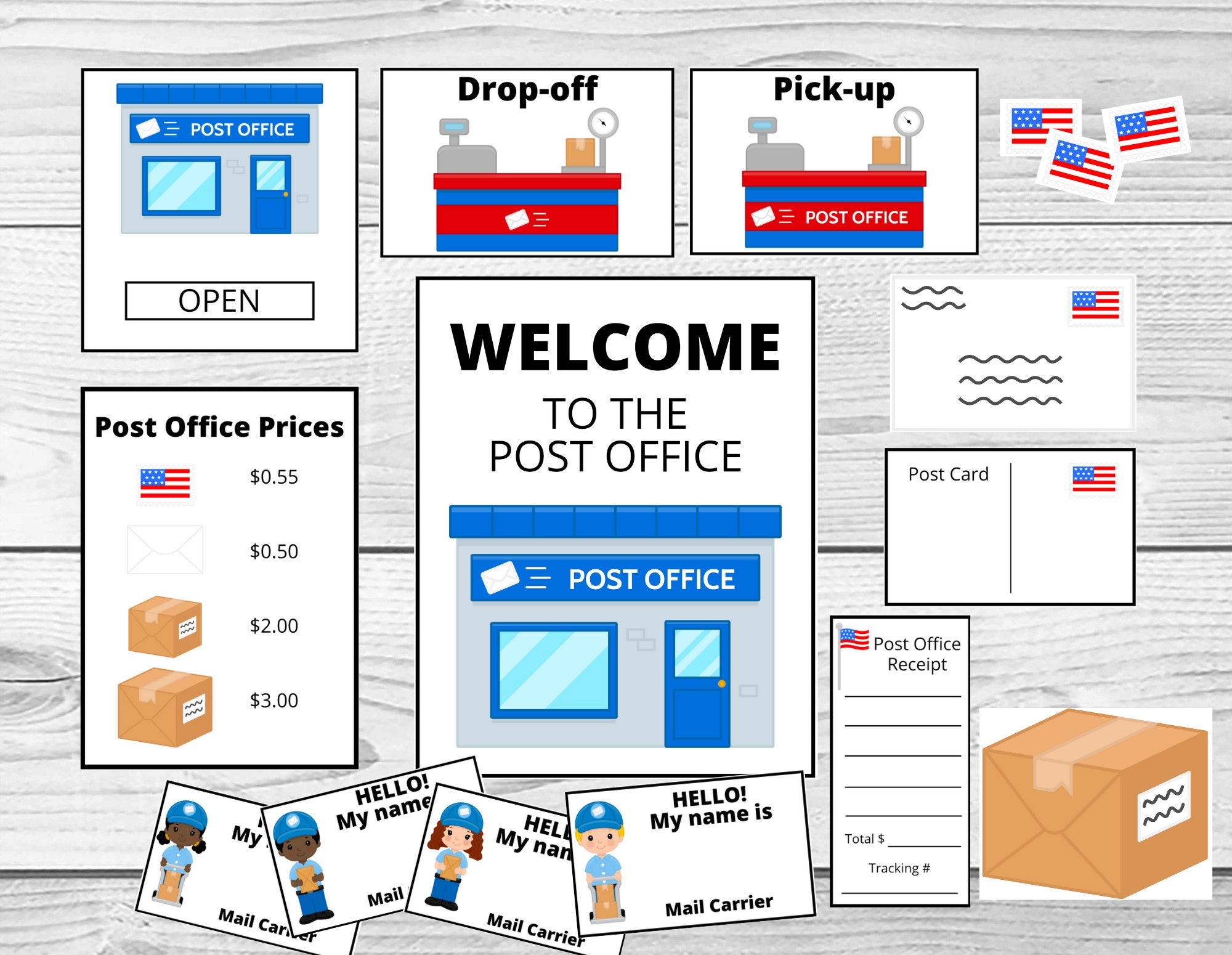 Pretend Play Mail Etsy