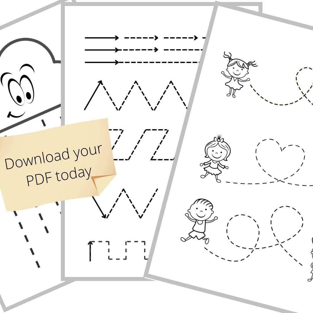Printable Preschool Prewriting Worksheets
