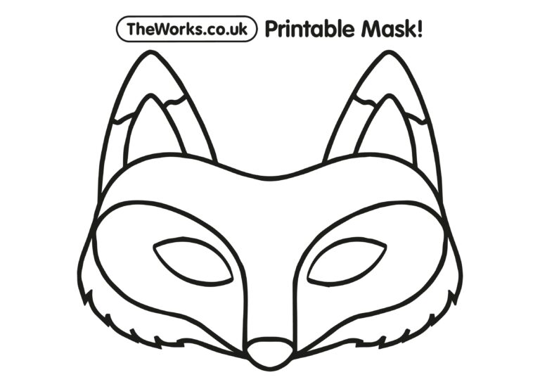 Print At Home Animal Masks The Works Worksheets Library