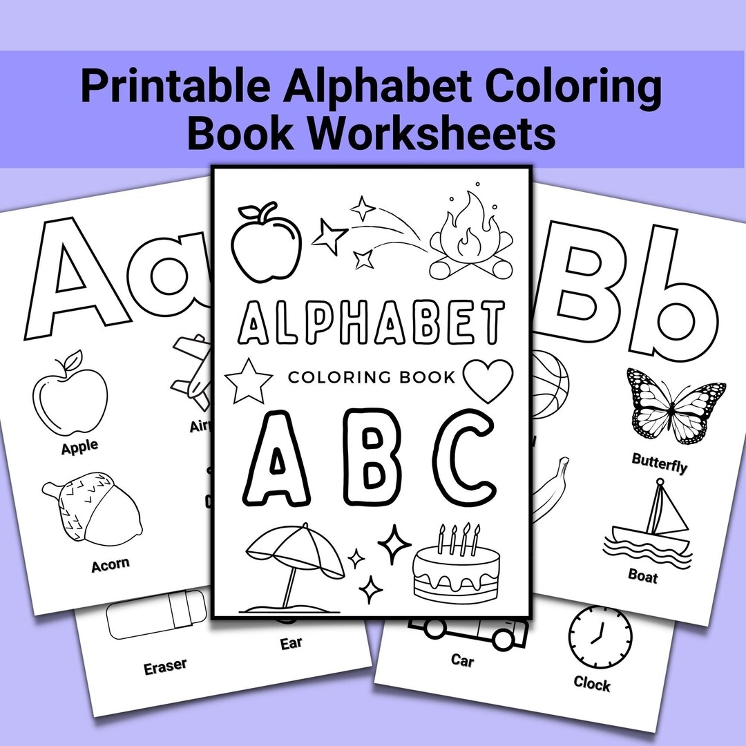 Printable Preschool Abc Book