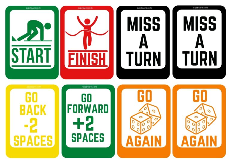 Printable Card Game Ezpzlearn